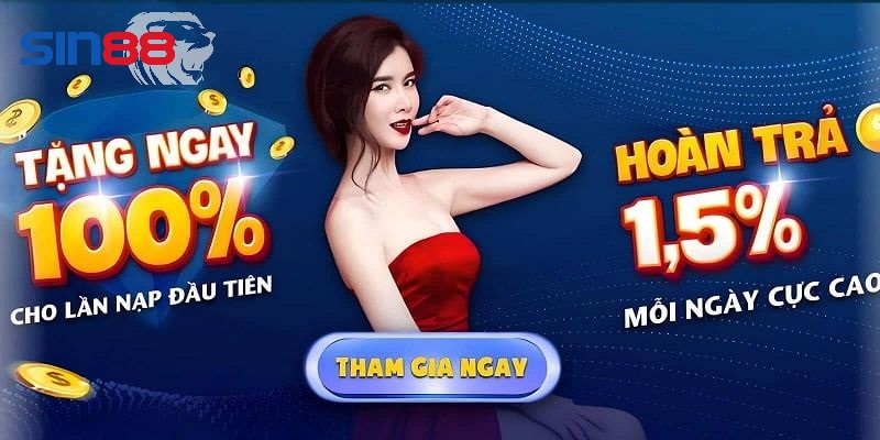 Ưu đãi đặc biệt sin88 Ưu đãi đặc biệt cho thành viên